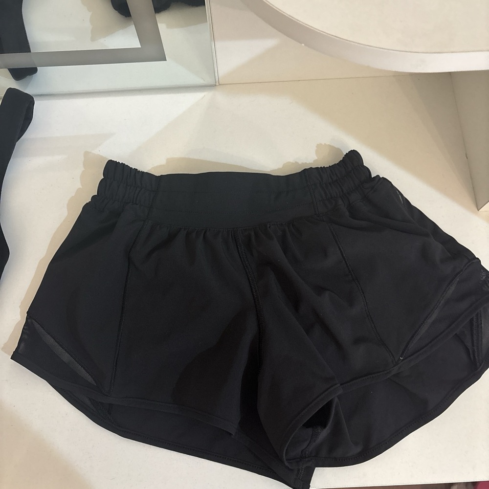 Black lululemon sportswear shorts #fitness